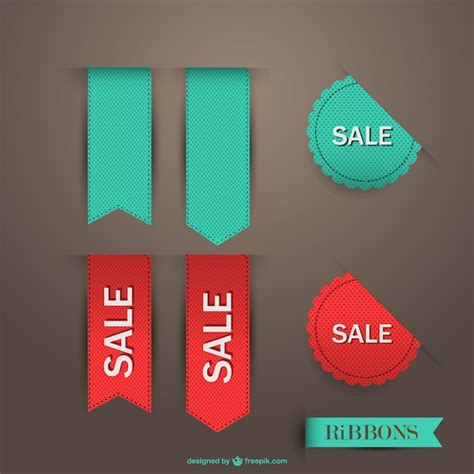 Free Vector | Sale ribbon vector