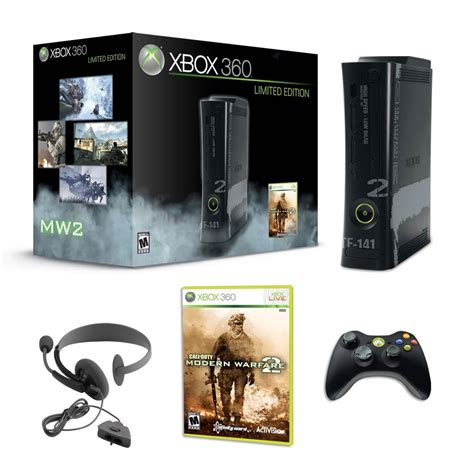 Xbox 360 Limited Edition Call Of Duty Modern Warfare 120GB Console ...