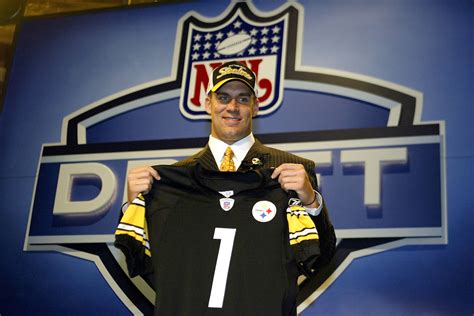 Steelers QB Ben Roethlisberger first game played, Sept. 19, 2004