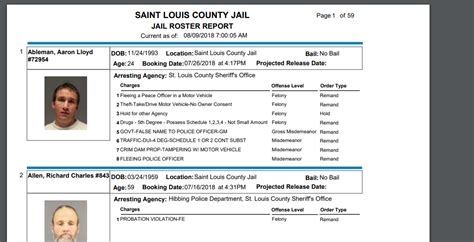 St. Louis County Jail Roster Lookup | Blog