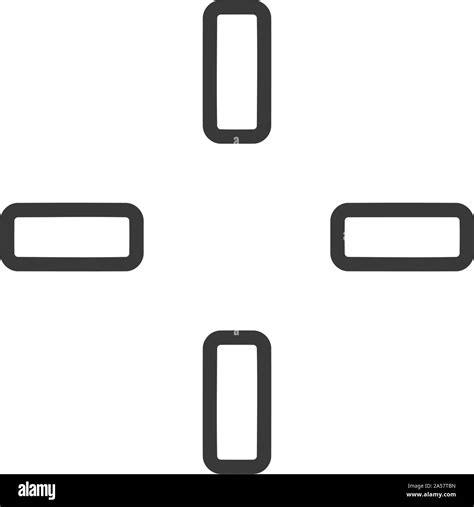 Crosshair vector Black and White Stock Photos & Images - Alamy