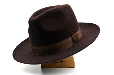 Fedora the WESTERNER Chocolate Brown Wide Brim Hat Men - Etsy | Wide ...