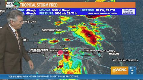 Tropical Storm Fred: Latest projected path and forecast | wcnc.com