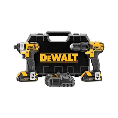 Dewalt DCK280C2 20V Max Drill and Impact Driver Combo Kit (1.5 Ah)