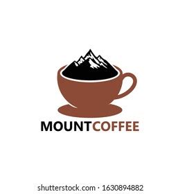 Mountain Coffee Logo Template Design Stock Vector (Royalty Free) 1630894882 | Shutterstock