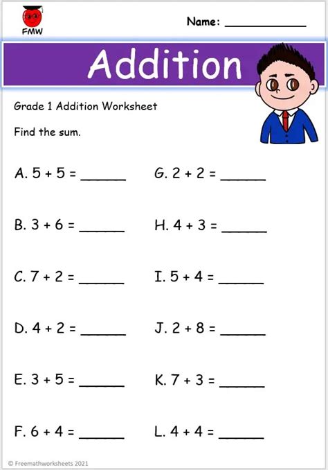 First Grade Math Worksheets - Free & Printable | Beestar - Worksheets Library