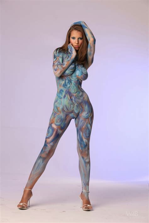 Pinterest | Body painting, Blue bodies, Model