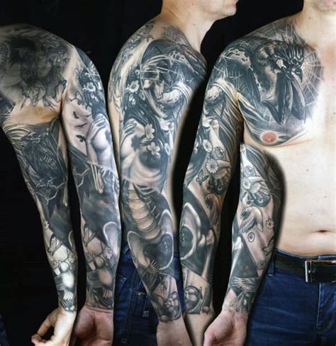 50 Life Death Tattoo Designs For Men - Masculine Ink Ideas