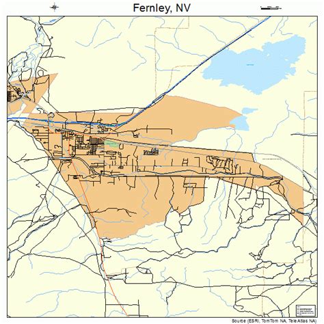 Fernley Nevada Street Map 3224900