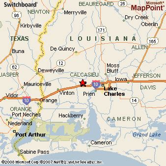 Where is Sulphur, Louisiana? see area map & more