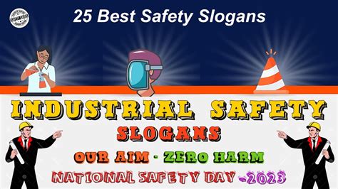 📝25 BEST SAFETY SLOGANS🗣️| ♻️NATIONAL SAFETY DAY -2023 SLOGAN COMPETITION👥|🎯OUR AIM - ZERO ...