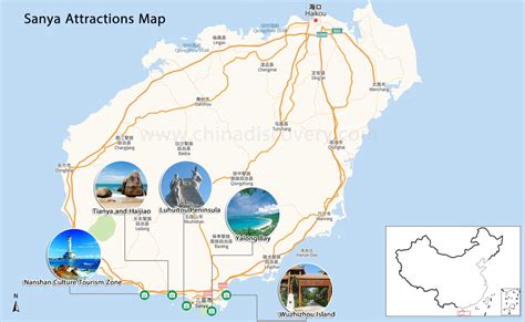 Sanya Map, Sanya Travel Maps, Sanya City Maps 2024