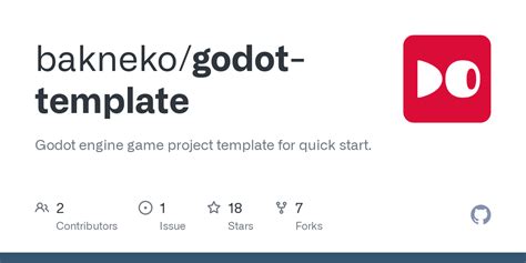 GitHub - bakneko/godot-template: Godot engine game project template for ...