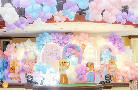 Caela’s Dainty Roblox Themed Party – 7th Birthday | Party Doll Manila