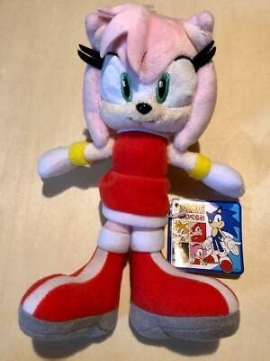 SEGA SANEI AMY Rose Plush Toy (2011) - Sonic The Hedgehog / Dreamcast ...