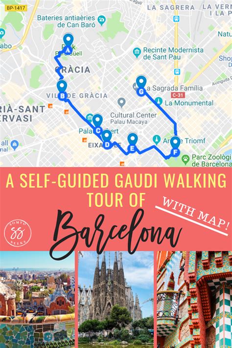 A Self-Guided Gaudi Walking Tour of Barcelona with Map - Somto Seeks ...