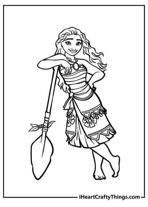 Moana Printable Coloring Pages - Free Printable Templates