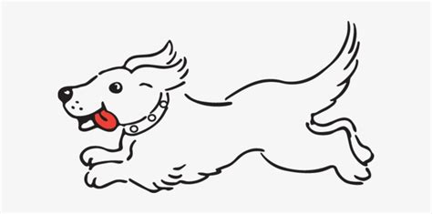 430ga - Running Dog - Dog Running Clipart Black And White PNG Image | Transparent PNG Free ...