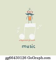 53 Vector Music Notes And Birds Stock Illustrations | Royalty Free - GoGraph