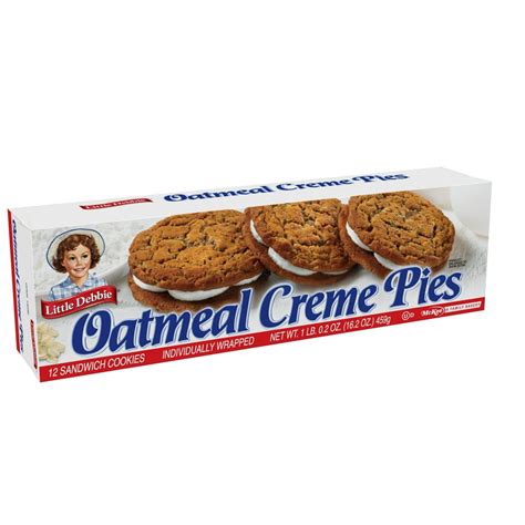 Little Debbie Oatmeal Creme Pies, 12 ct, 16.2 oz - Walmart.com - Walmart.com