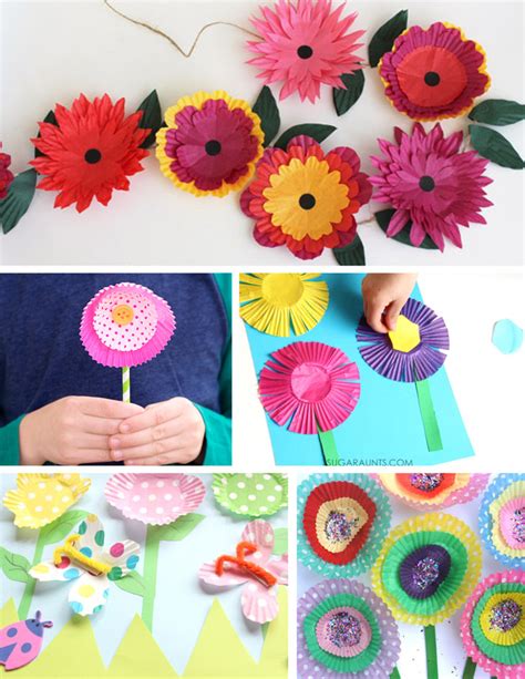 50 fabulous flower crafts for kids - The Craft Train