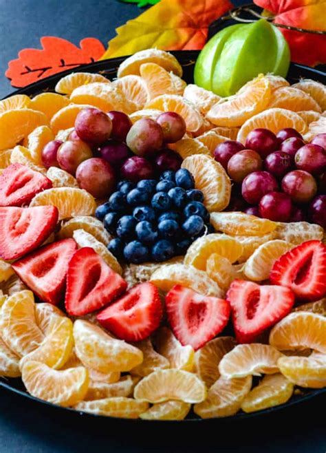 Pumpkin Fruit Tray: A Festive Halloween Platter - Keeping the Peas