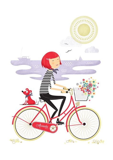 17 Best images about BIKE art on Pinterest | Bicycle illustration ...