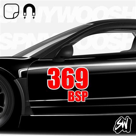 Individual Vinyl Racing Numbers with Outline | Spinnywhoosh Graphics