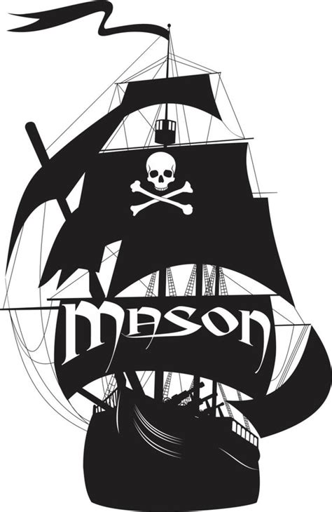 Pirate Ship Wall Decal Vinyl Sticker Decals Art Decor Design