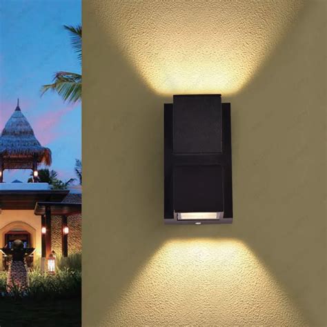 Up/Down 6W LED Wall Sconce Light Waterproof Outdoor Lamp Fixture Balcony Walkway Gate Garden-in ...