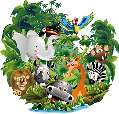 Wallstickers folies : Jungle Wall Stickers