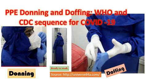 PPE Donning and Doffing: Introduction, Requirements, Procedure