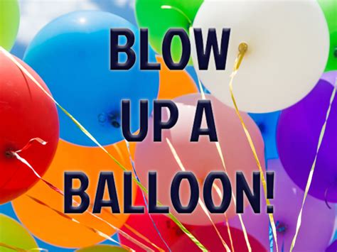 Blow up a Balloon Challenge - Homeschool STEM Challenge