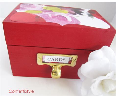 DIY Business Card File | ConfettiStyle