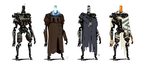 Humanoid mecha concept art (unknown source) | Pixel art characters ...