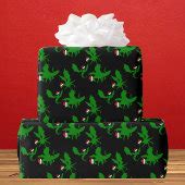 Cool Dragon Christmas Wrapping Paper | Zazzle