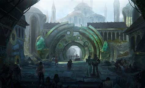 ArtStation - Alchemy RPG - Streets, Leon Tukker | Fantasy concept art ...