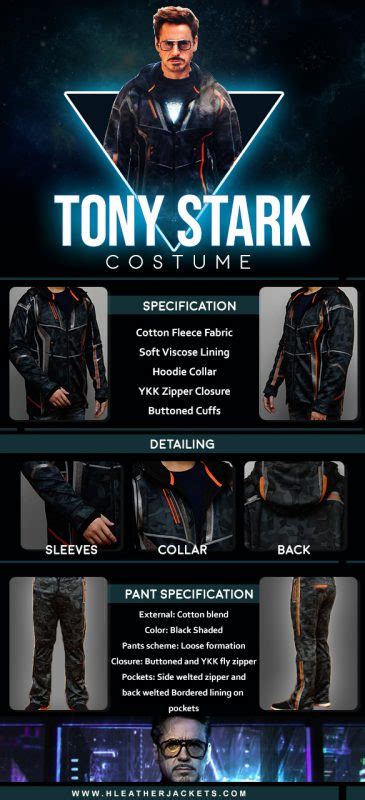 Tony Stark Costume | Avengers Infinity War - Hleatherjackets