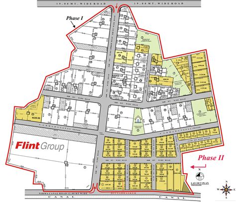 Industrial Layout plan for Shiv Industrial Park, Savli, Waghodia & Halol.