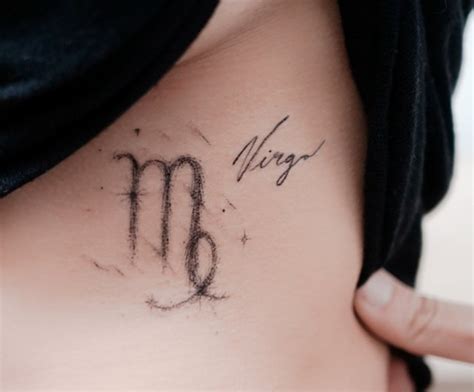 Virgo Symbol Tattoo