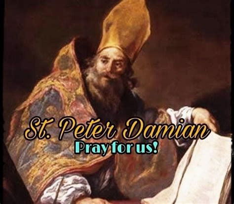 an image of st peter damian pray for us