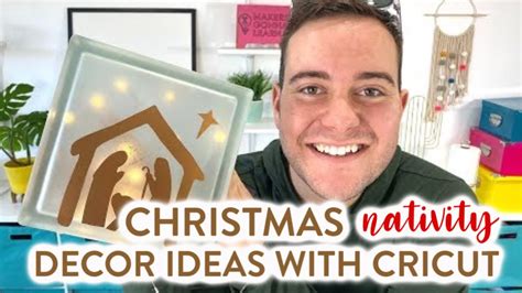 CHRISTMAS NATIVITY DECOR IDEA WITH CRICUT! - YouTube