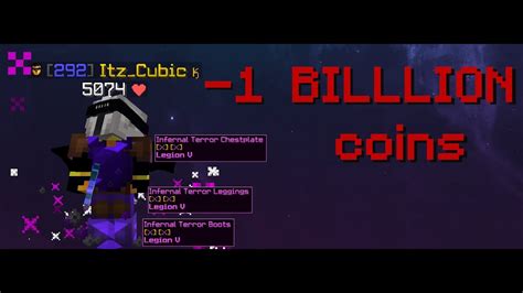 I spent 1 Billion Coins upgrading this Armor set | Hypixel Skyblock ...