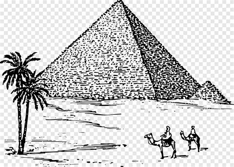 Egyptian pyramids Great Pyramid of Giza Ancient Egypt Mesoamerican pyramids Drawing, egypt ...