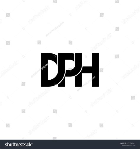 Dph Letter Original Monogram Logo Design Stock Vector (Royalty Free) 1775748941 | Shutterstock