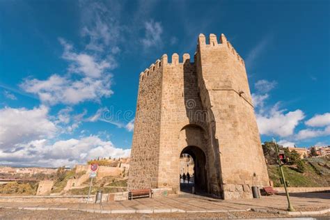 Toledo Medieval San Martin Bridge, and Cityscape, Toledo, Castilla La ...