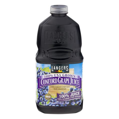 Save on Langers 100% Concord Grape Juice Order Online Delivery | Giant