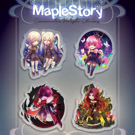 MapleStory Commander Acrylic Charms on Storenvy