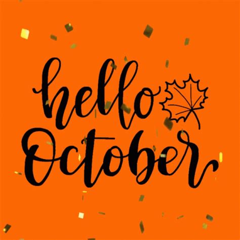 October Orange GIF - October Orange Hello October - Discover & Share GIFs