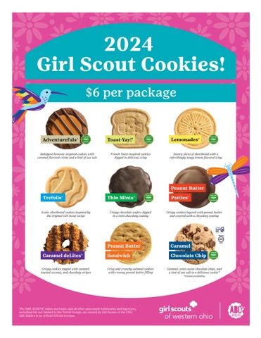 How Much Are Girl Scout Cookies 2024 Schedule - Deina Eveline